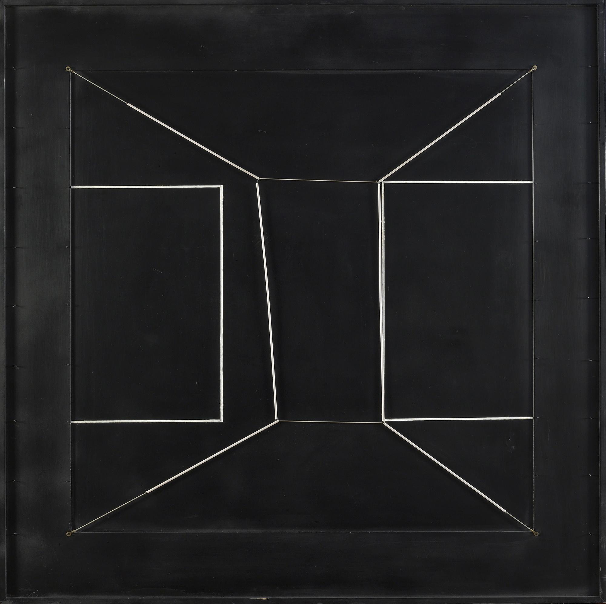Spazio Elastico Intermutabile, Due Doppi Quadrati Incompiuti (Intermutable Elastic Space, Two Incomplete Double Squares)
